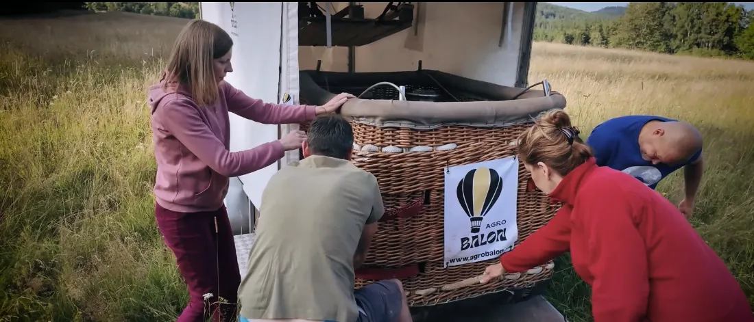 Przygotowanie balonu do startu